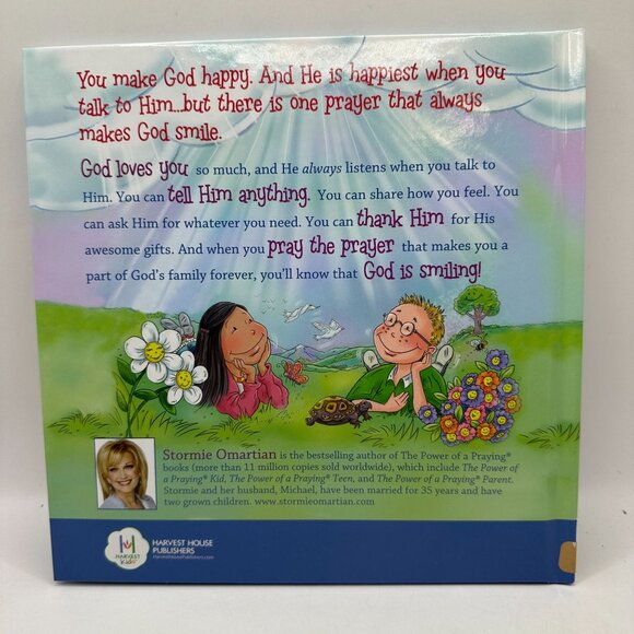 The Prayer That Makes God Smile By Stormie Omartian Hardcover Children's Book - Picture 2 of 2
